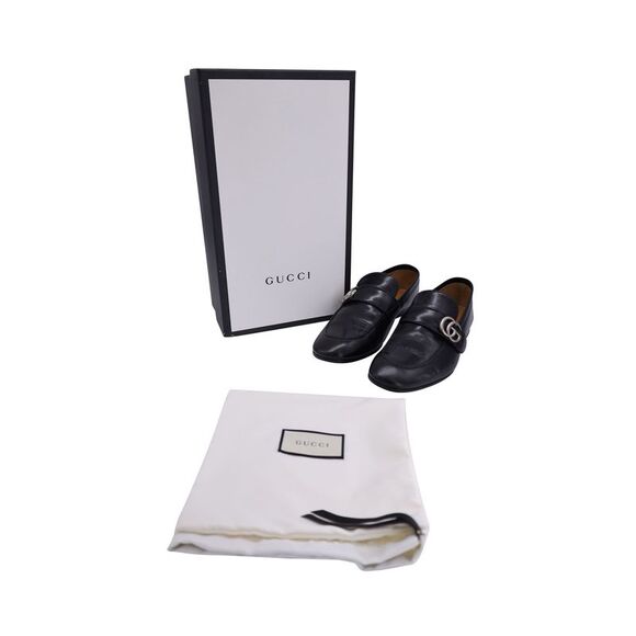 Gucci GG Marmont Loafers in Black Leather - Picture 8 of 8